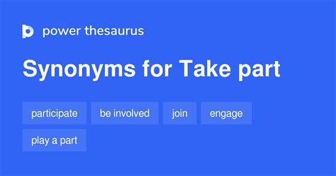 take part synonyms|What is another word for taking part .